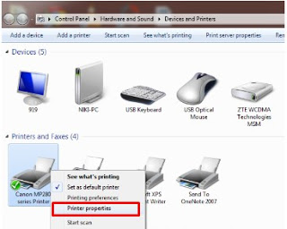 Cara Sharing Printer Melalui Jaringan Wifi / LAN di Windows 7 
