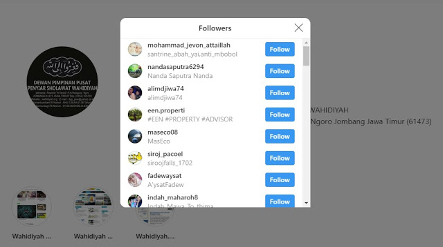 Cara Follow Massal Akun Instagram Otomatis 2019