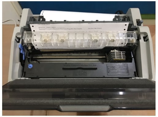 cara setting printer EPSON LX300, LX-310