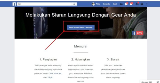 √ Cara Live Streaming Game di Facebook Creator Video